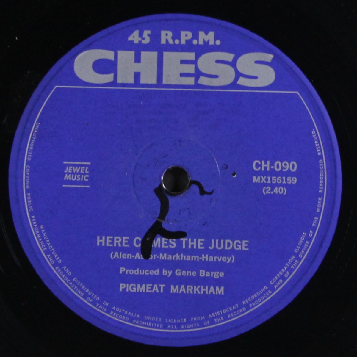 here comes the judge / the trial by PIGMEAT MARKHAM