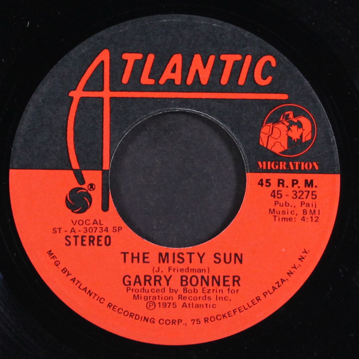 i can't take it / the misty sun by GARRY BONNER