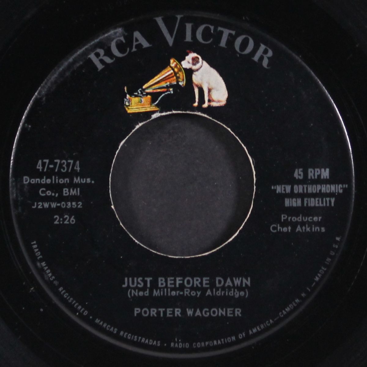 dear lonesome / just before dawn by PORTER WAGONER
