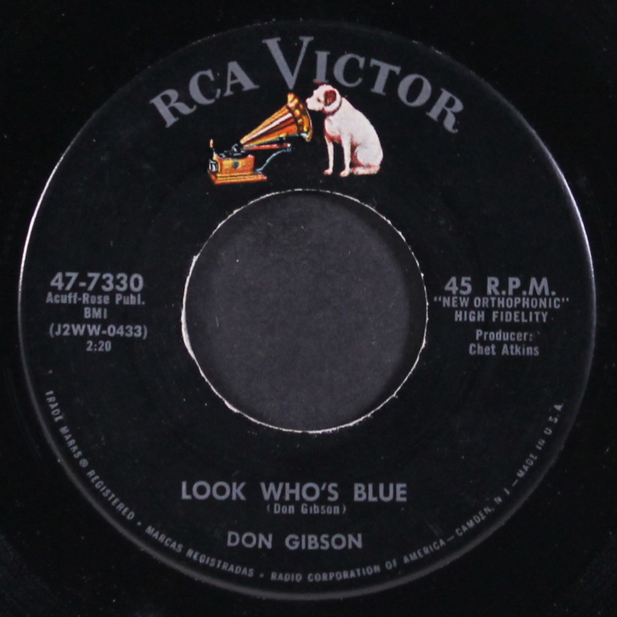 give myself a party / look who's blue by DON GIBSON
