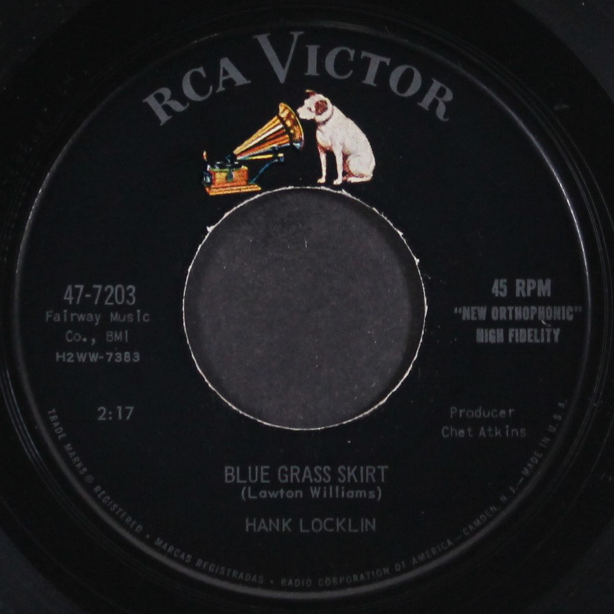 blue grass skirt / it's a little more like heaven by HANK LOCKLIN