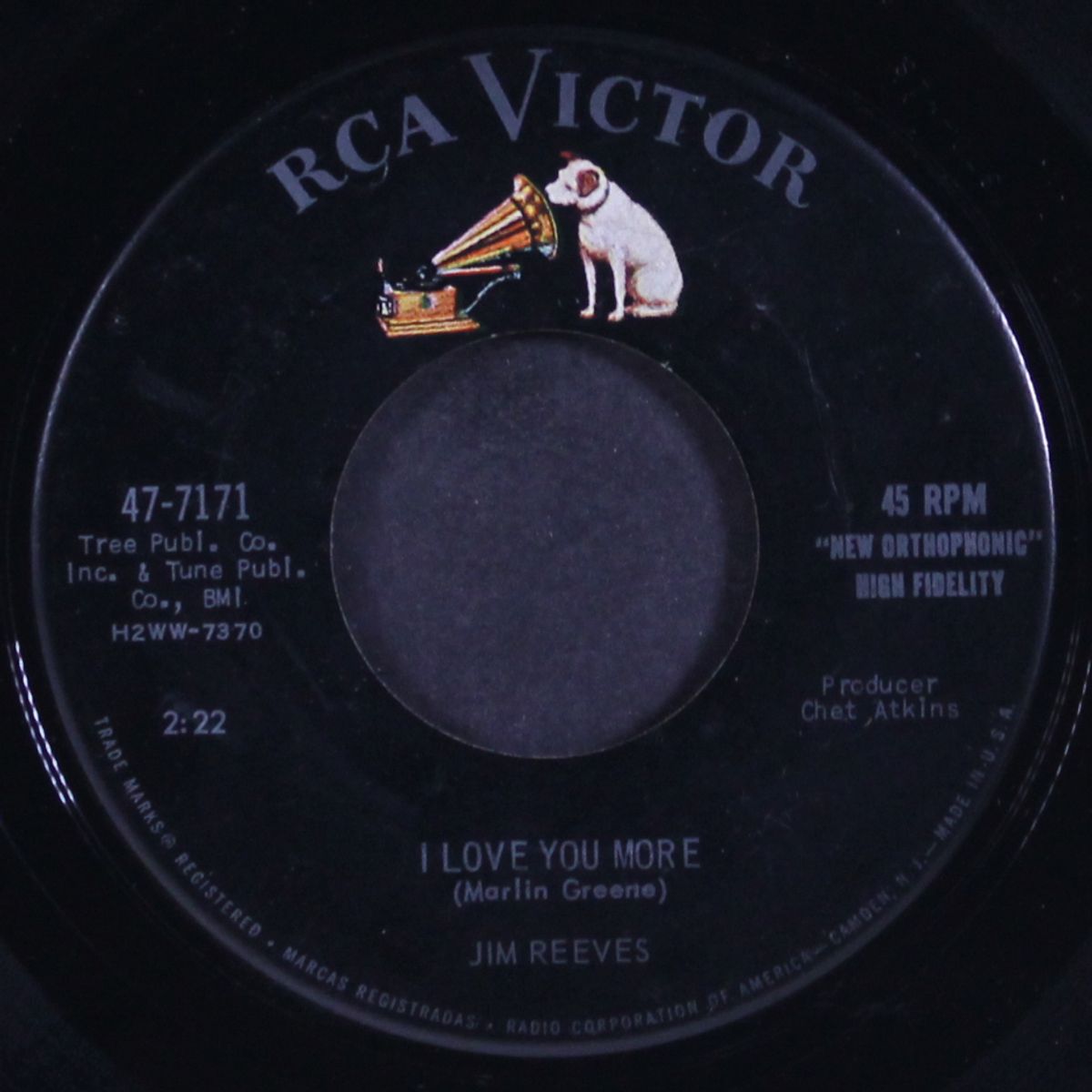 i love you more / overnight by JIM REEVES