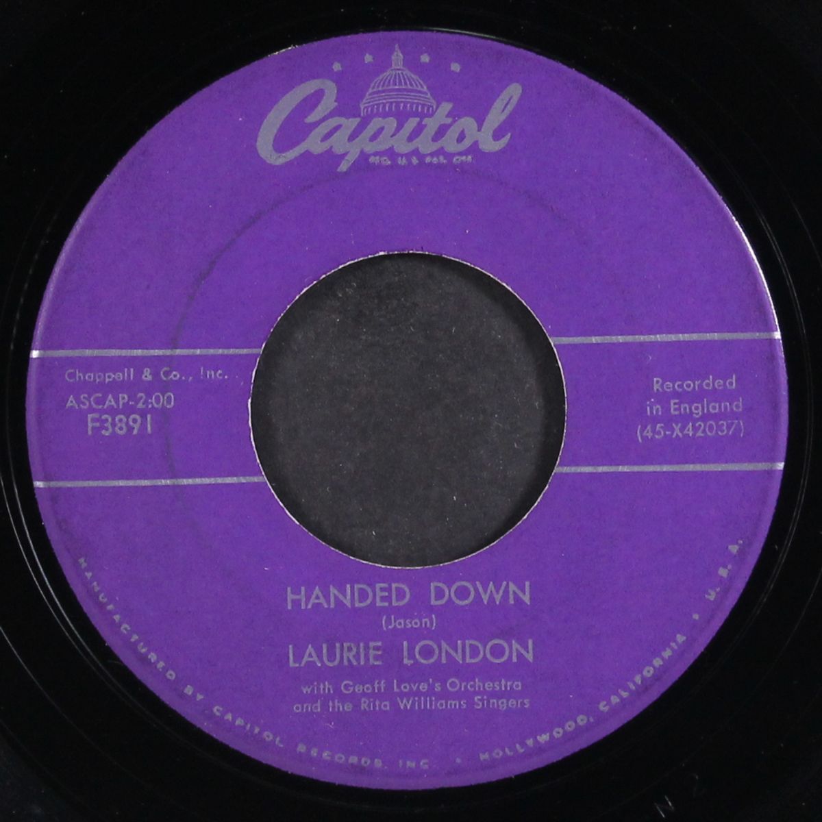 he's got the whole world in his hands by LAURIE LONDON