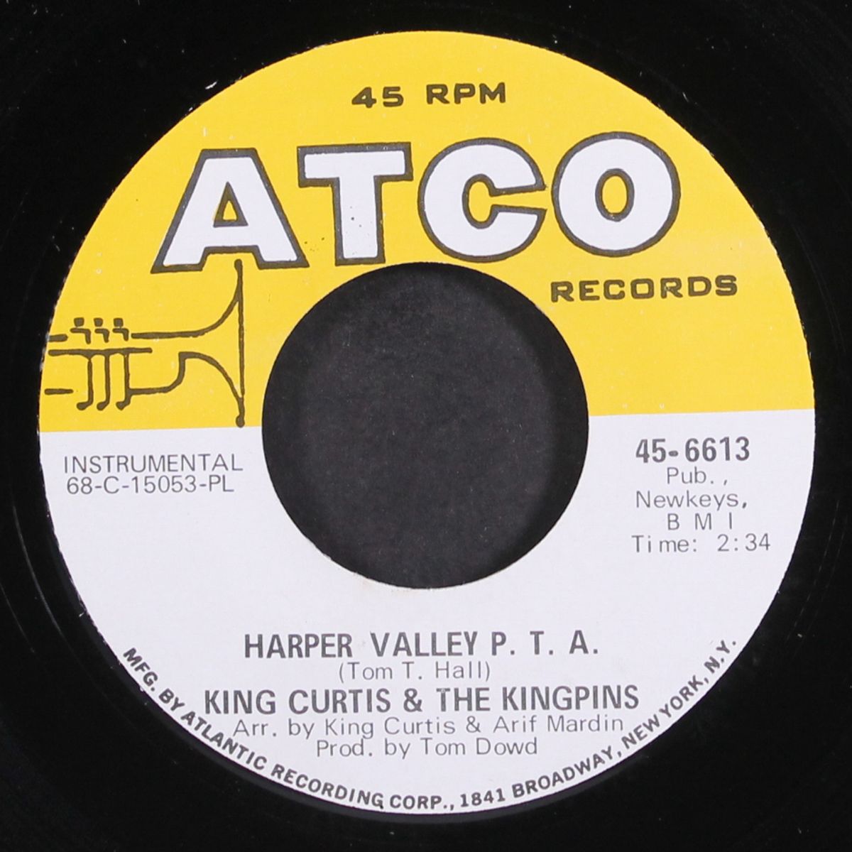 harper valley p.t.a. / makin' hey by KING CURTIS