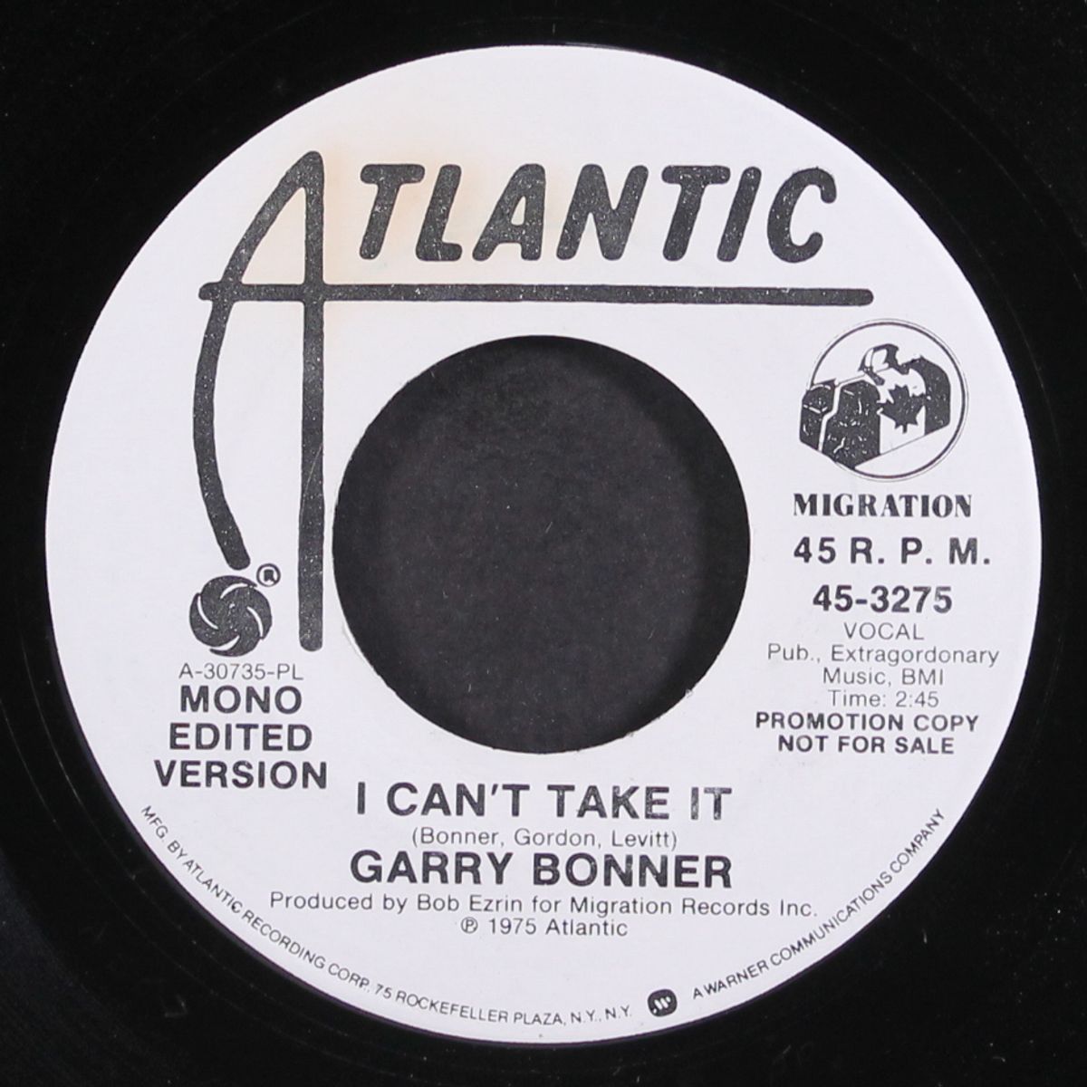 i can't take it / mono by GARRY BONNER