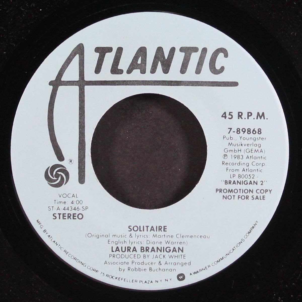 solitaire / same by LAURA BRANIGAN
