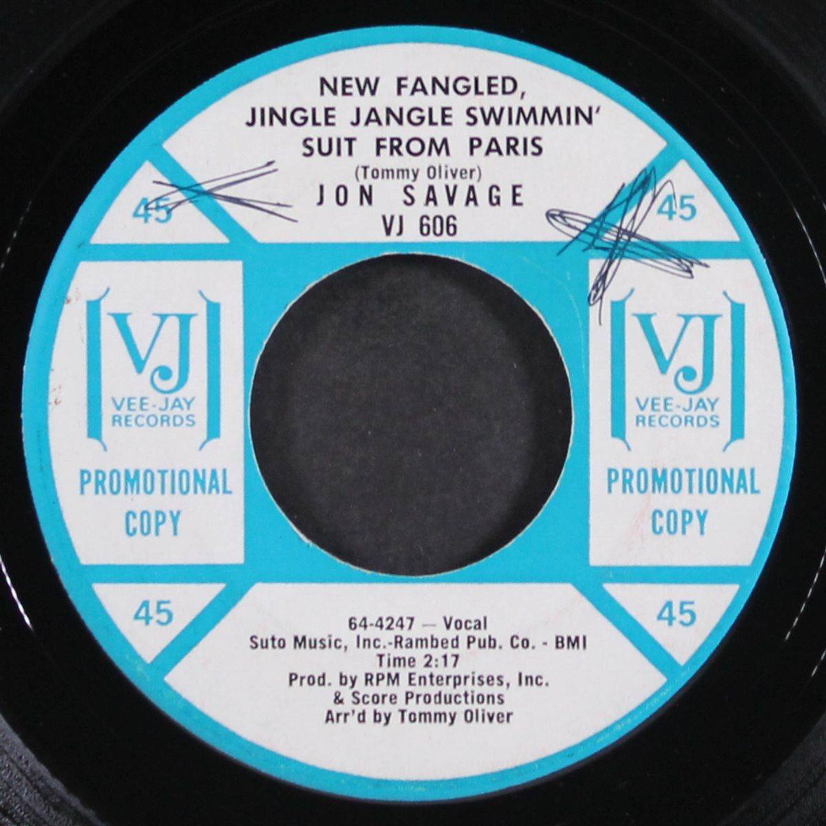 new fangled, jingle jangle swimmin' suit from paris / i've got a crush by JON SAVAGE