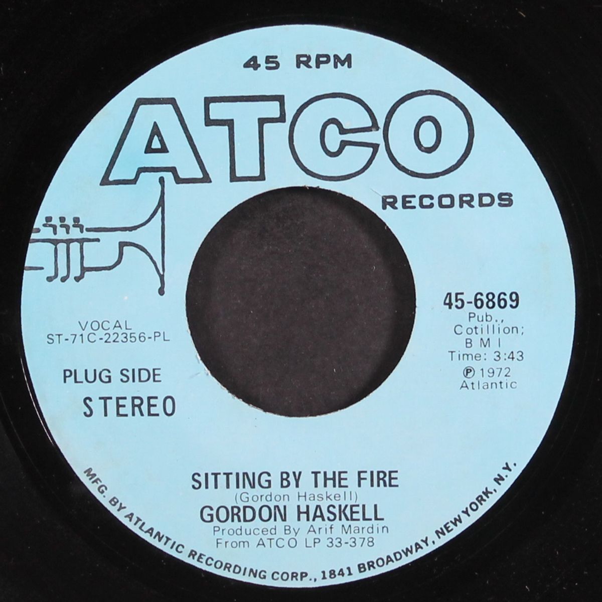 sitting by the fire / mono by GORDON HASKELL