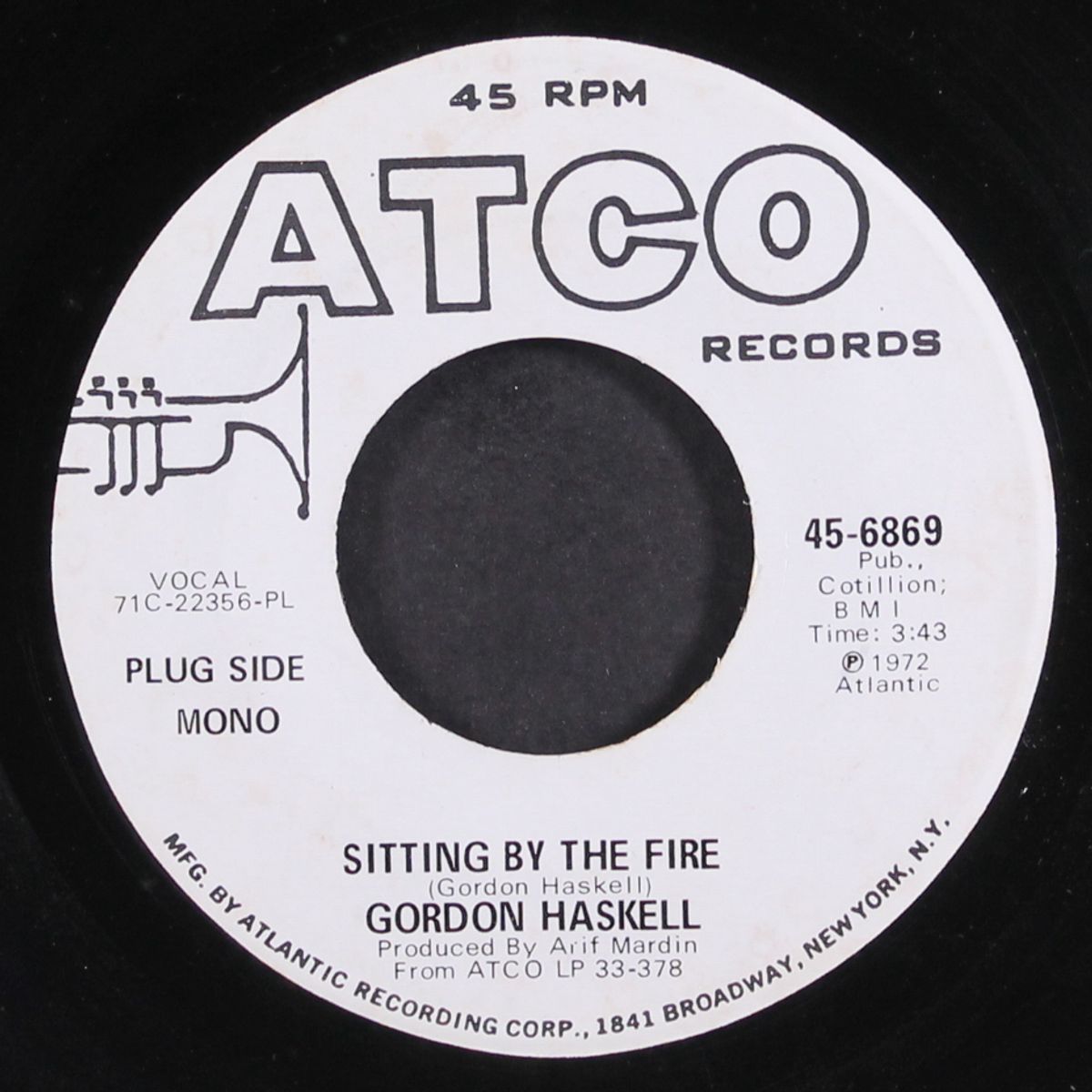 sitting by the fire / mono by GORDON HASKELL