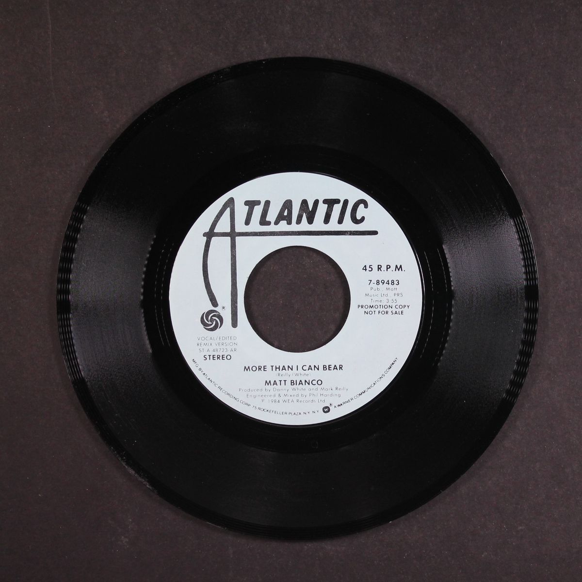 more than i can bear / same by MATT BIANCO
