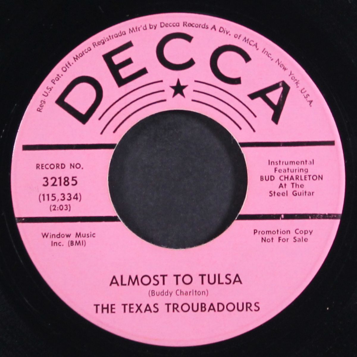 oklahoma hills / almost to tulsa by TEXAS TROUBADOURS