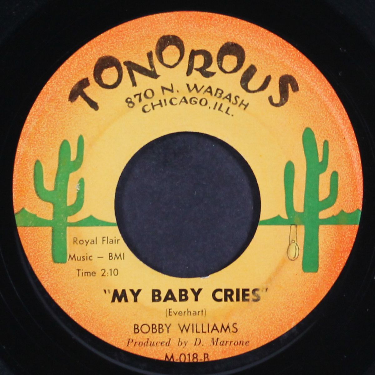 my baby cries / hat on tie by BOBBY WILLIAMS