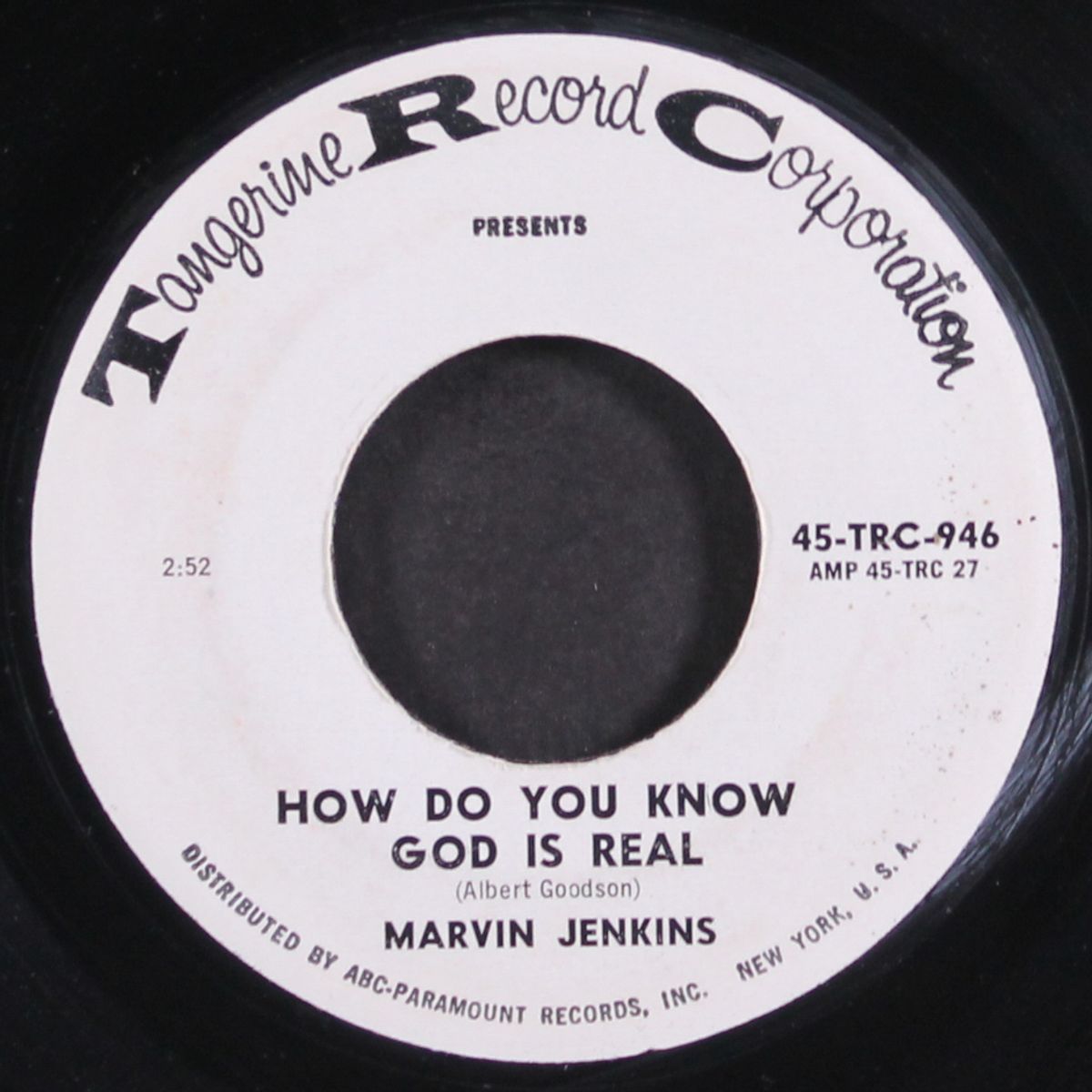 the storm is passing over / how do you know god is real by MARVIN JENKINS