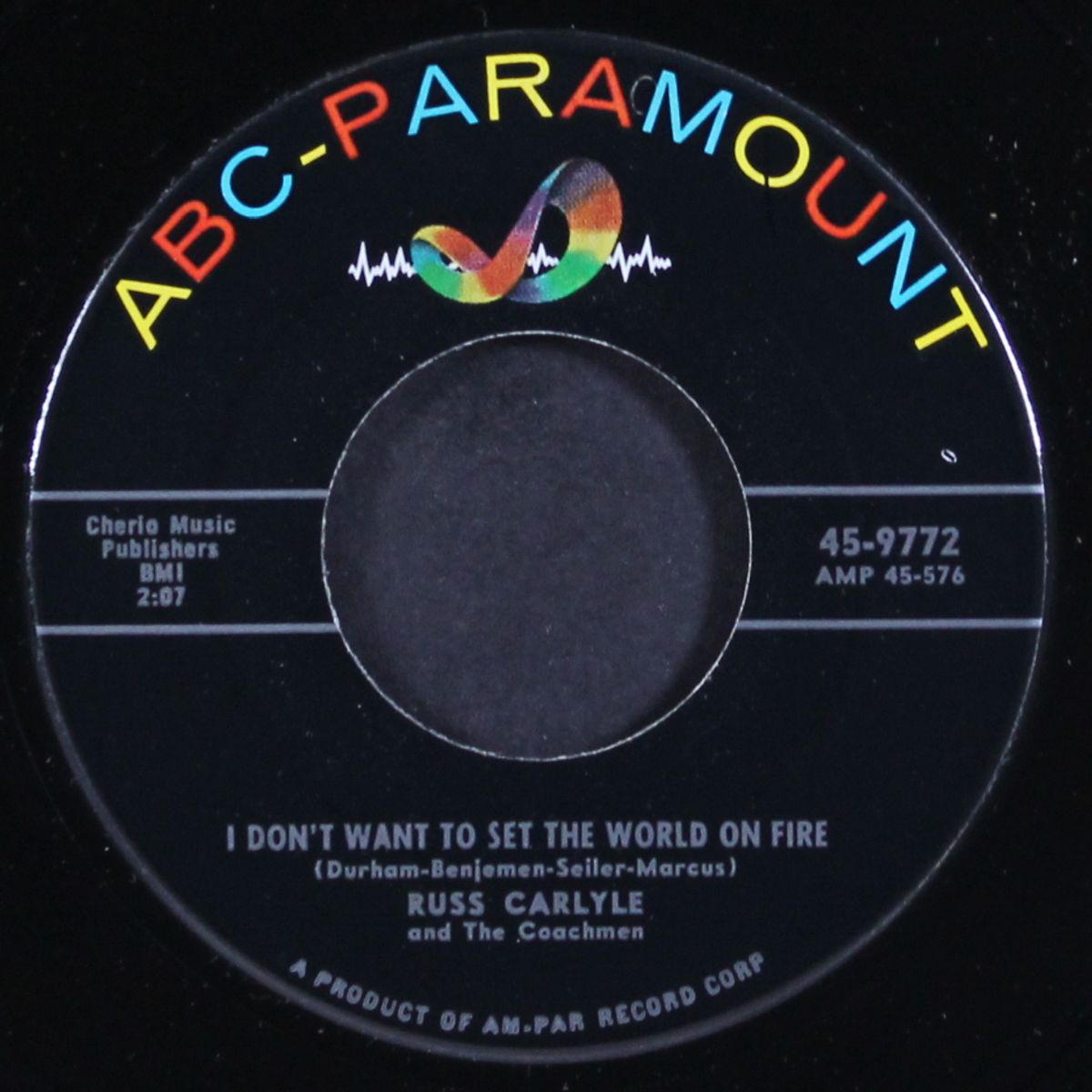i don't want to set the world on fire / stashu pandowski by RUSS CARLYLE