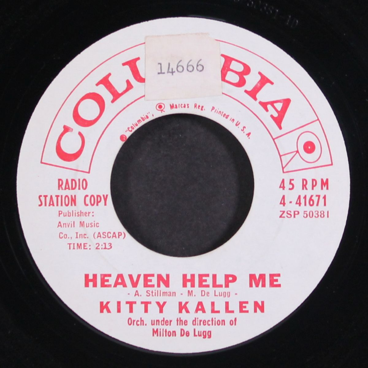 make love to me / heaven help me by KITTY KALLEN