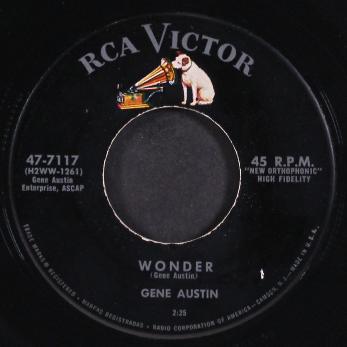 i'm not the braggin' kind / wonder by GENE AUSTIN
