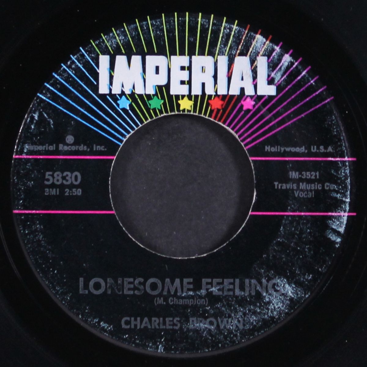 lonesome feeling / fool's paradise by CHARLES BROWN