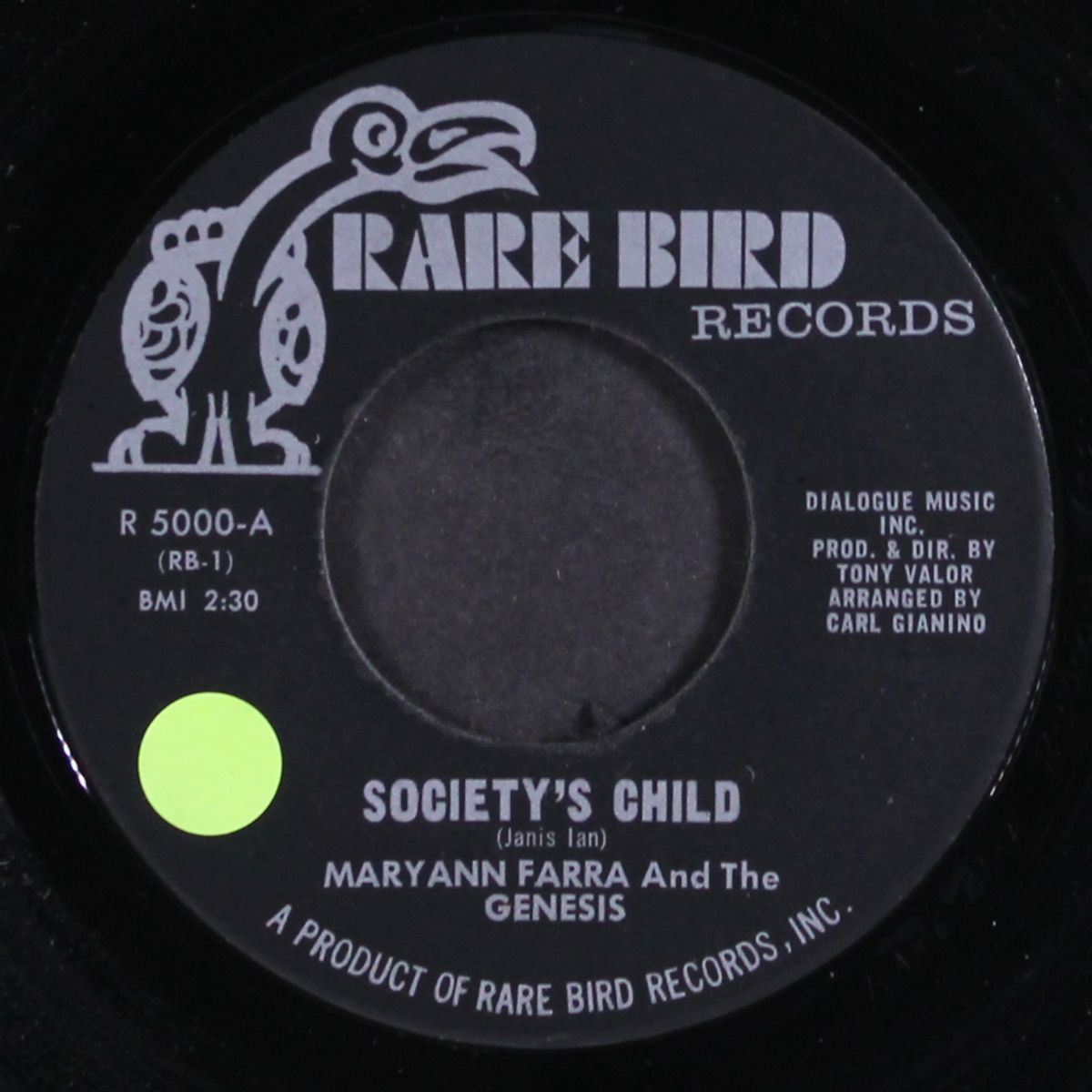 society's child / one day boy by MARYANN FARRA & GENESIS