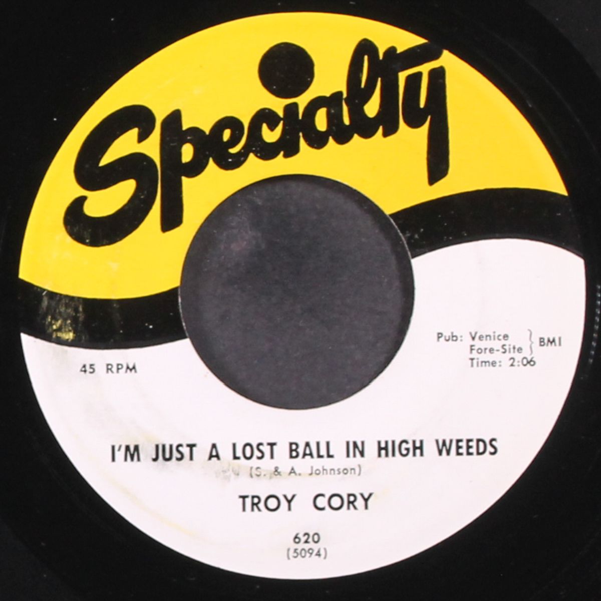 yearning / i'm just a lost ball in high weeds by TROY CORY