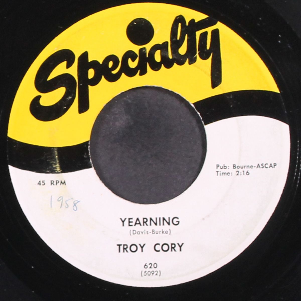 yearning / i'm just a lost ball in high weeds by TROY CORY