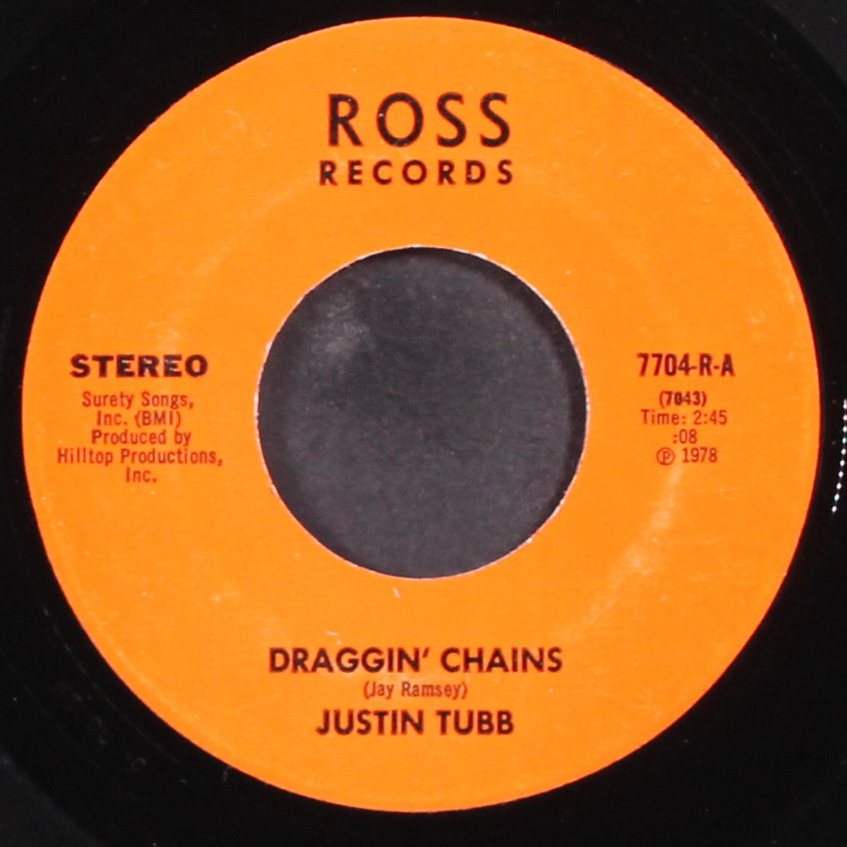 draggin' chains / if you could see me now by JUSTIN TUBB