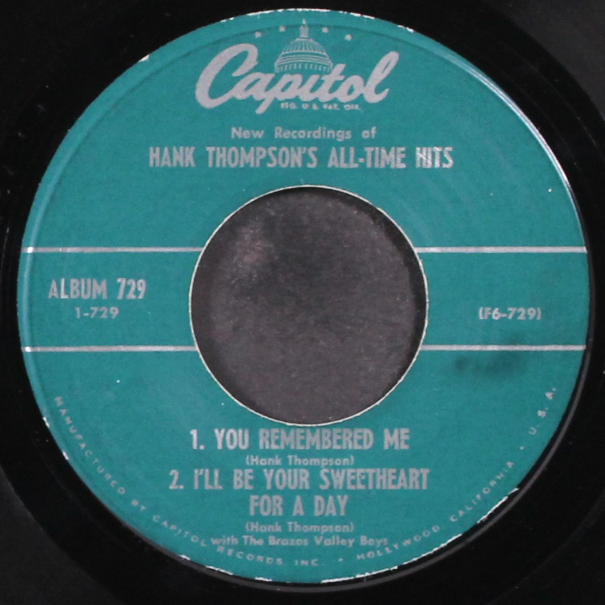 all time hits, vol. 1 by HANK THOMPSON
