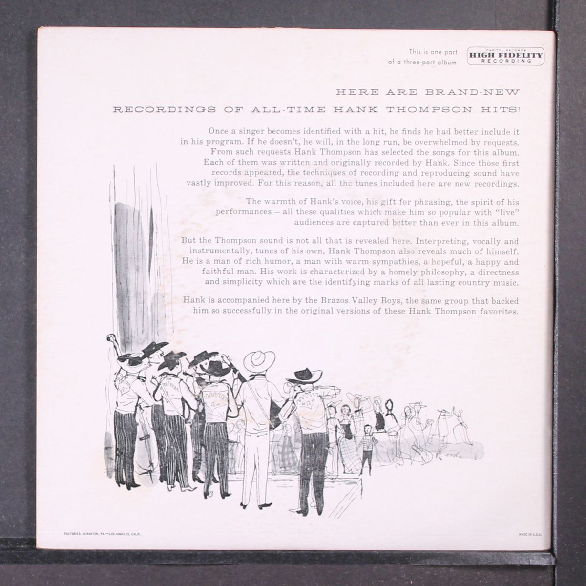 all time hits, vol. 1 by HANK THOMPSON