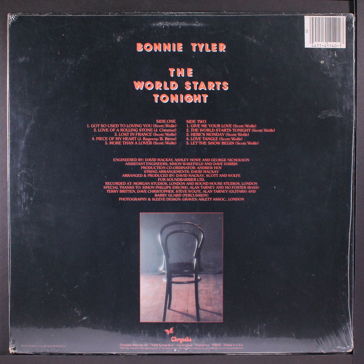 the world starts tonight by BONNIE TYLER