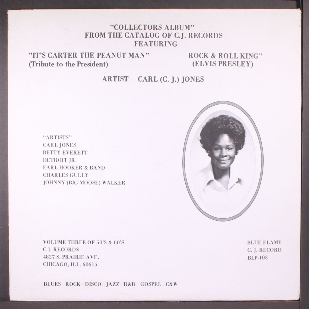 collectors album from the catalog of c.j. records by VARIOUS