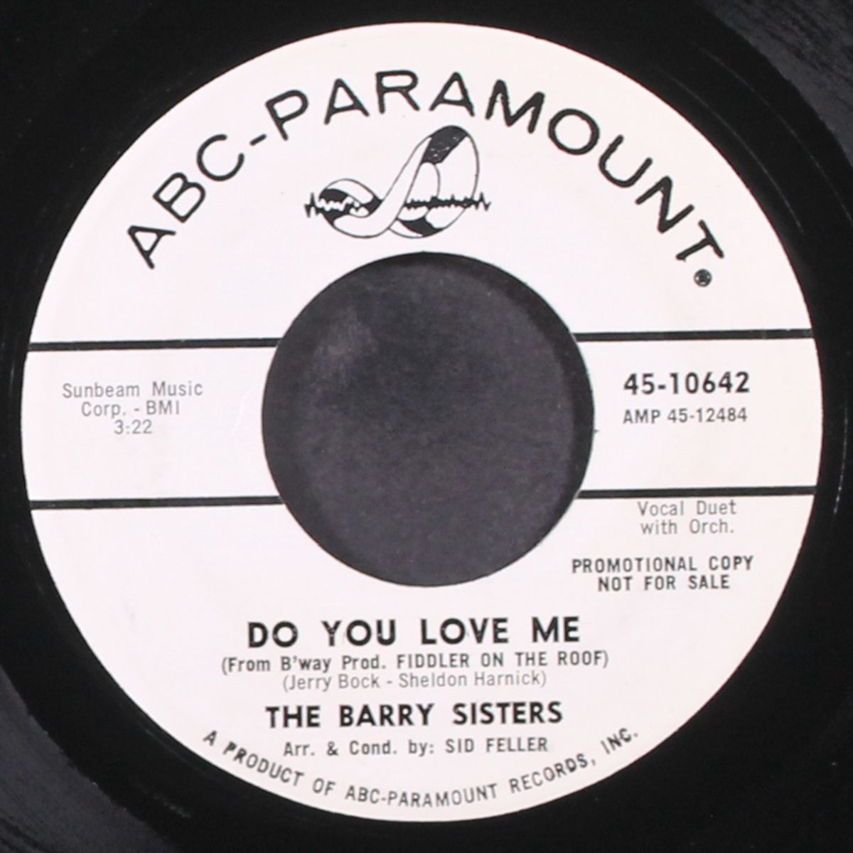 matchmaker, matchmaker / do you love me by BARRY SISTERS