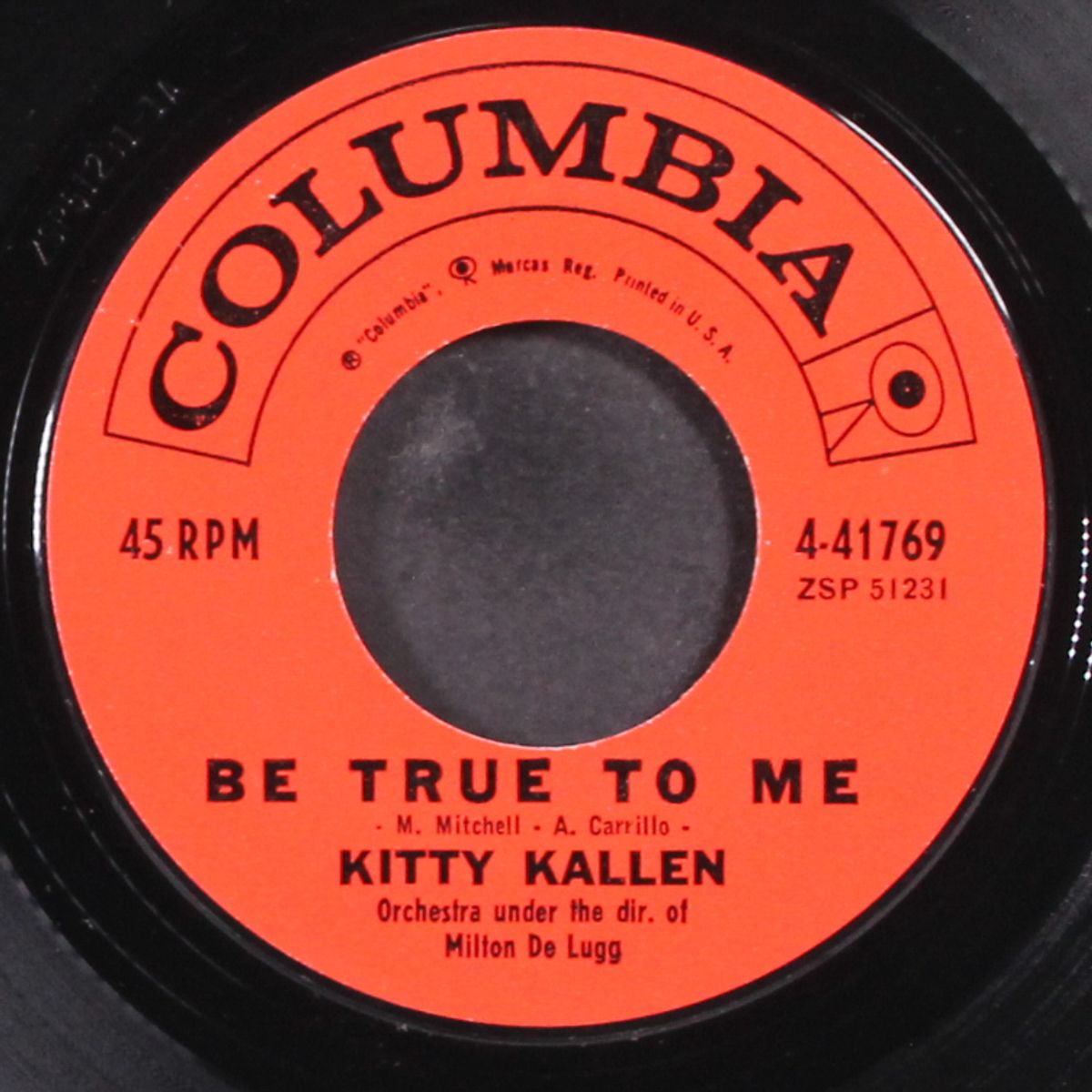 be true to me / come live with me by KITTY KALLEN