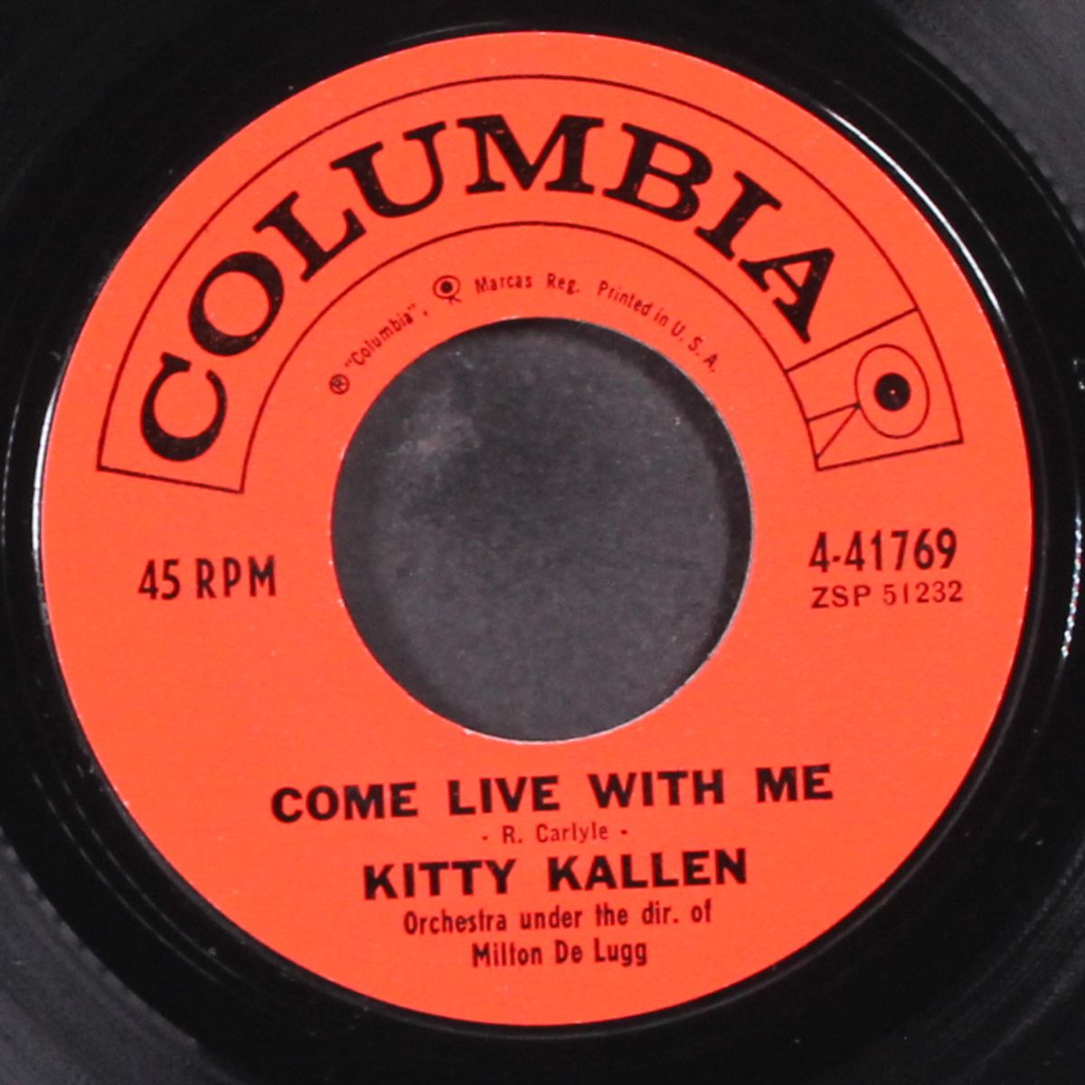 be true to me / come live with me by KITTY KALLEN