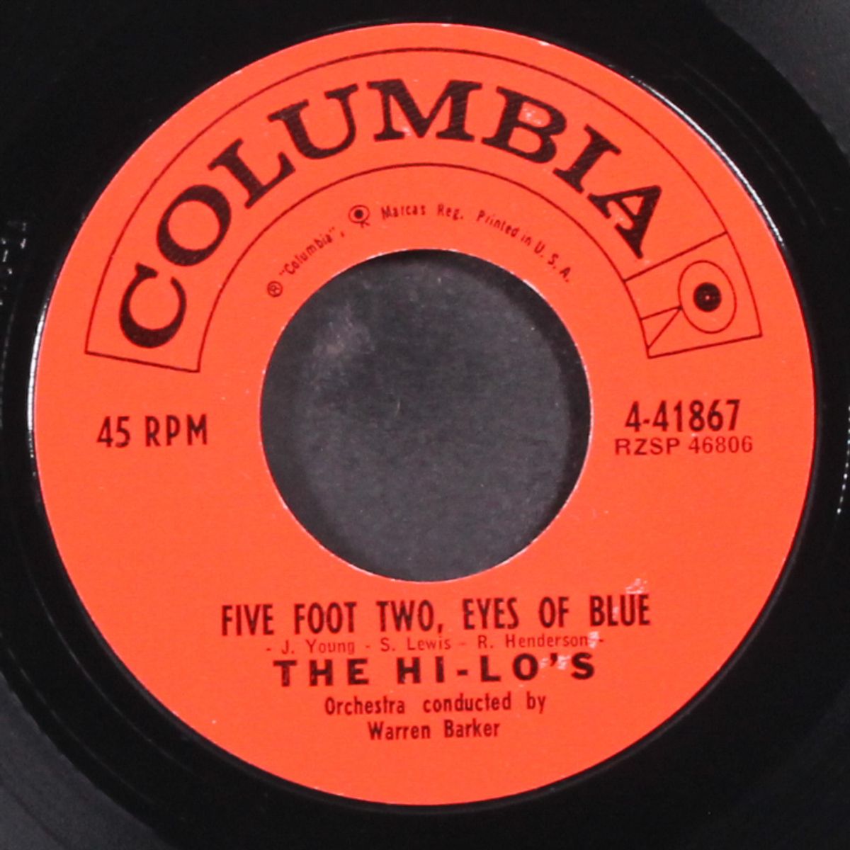 the trolley song / five foot two, eyes of blue by HI-LO'S