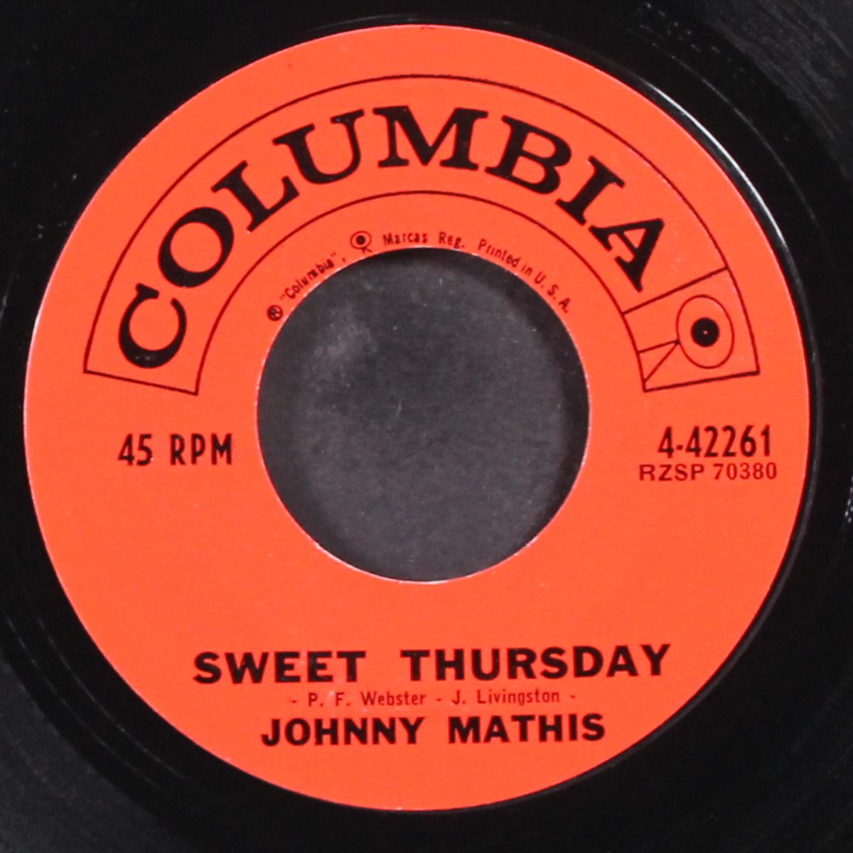 sweet thursday / one look by JOHNNY MATHIS