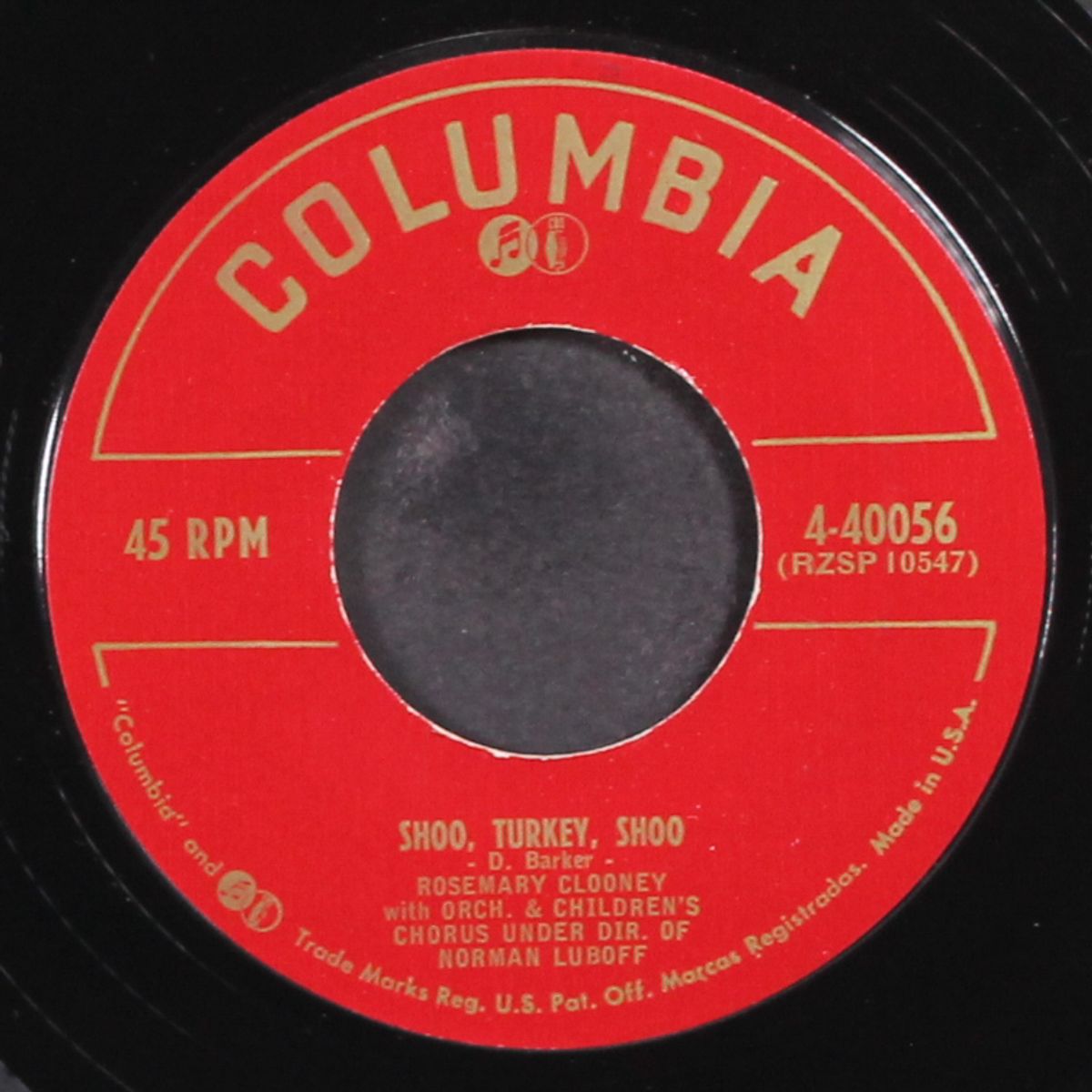 shoo, turkey, shoo / lonely am i by ROSEMARY CLOONEY