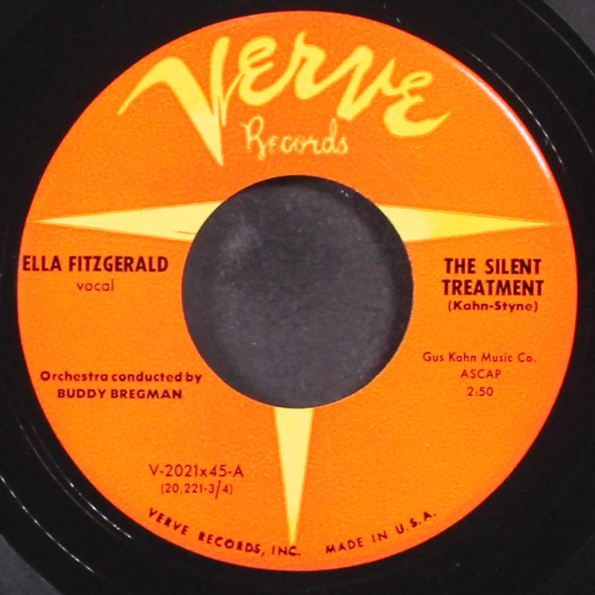 the sun forgot to shine this morning / the silent treatment by ELLA FITZGERALD