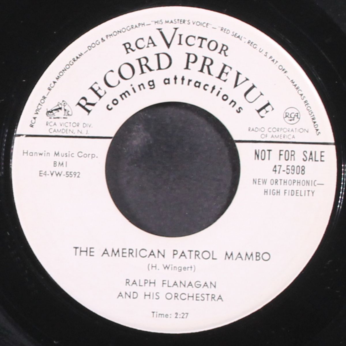 the little brown mambo / the american patrol mambo by RALPH FLANAGAN