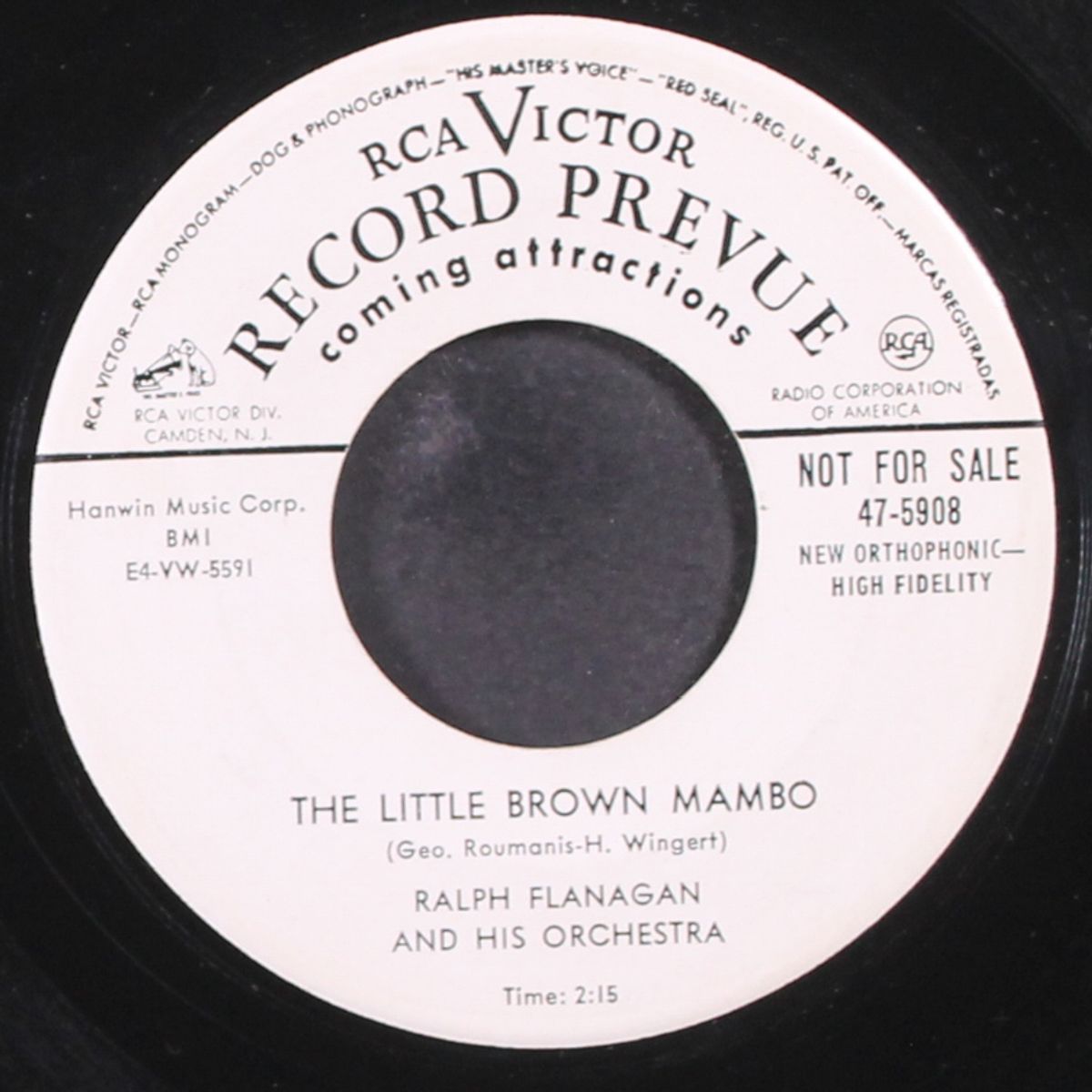 the little brown mambo / the american patrol mambo by RALPH FLANAGAN