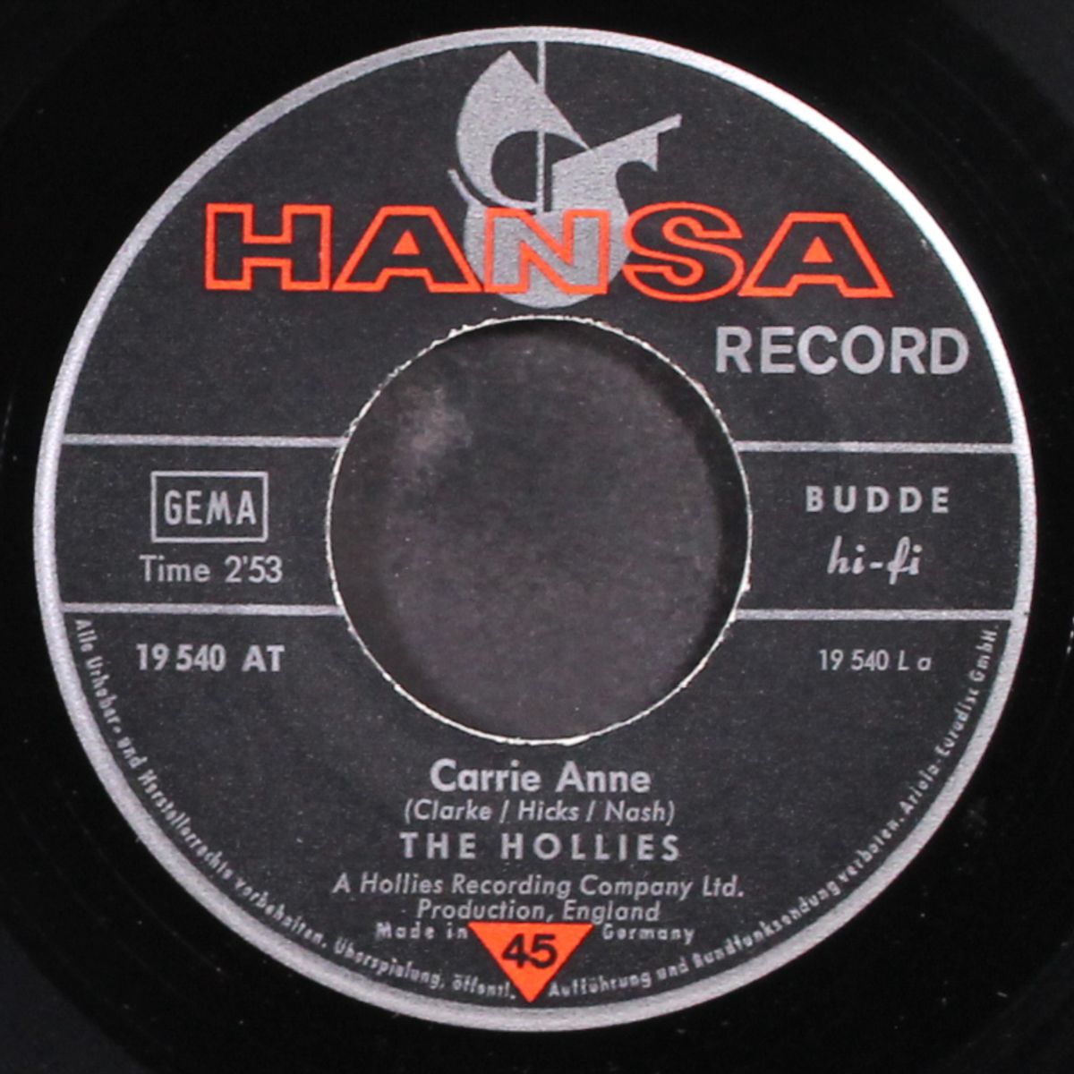 carrie anne / signs that will never change by HOLLIES