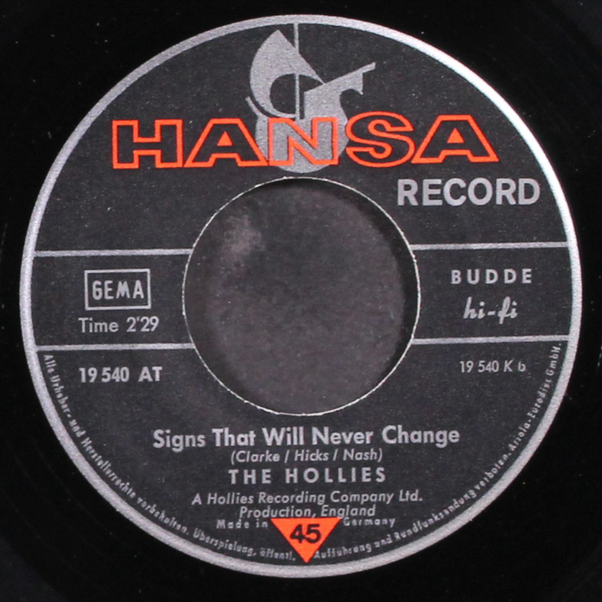 carrie anne / signs that will never change by HOLLIES