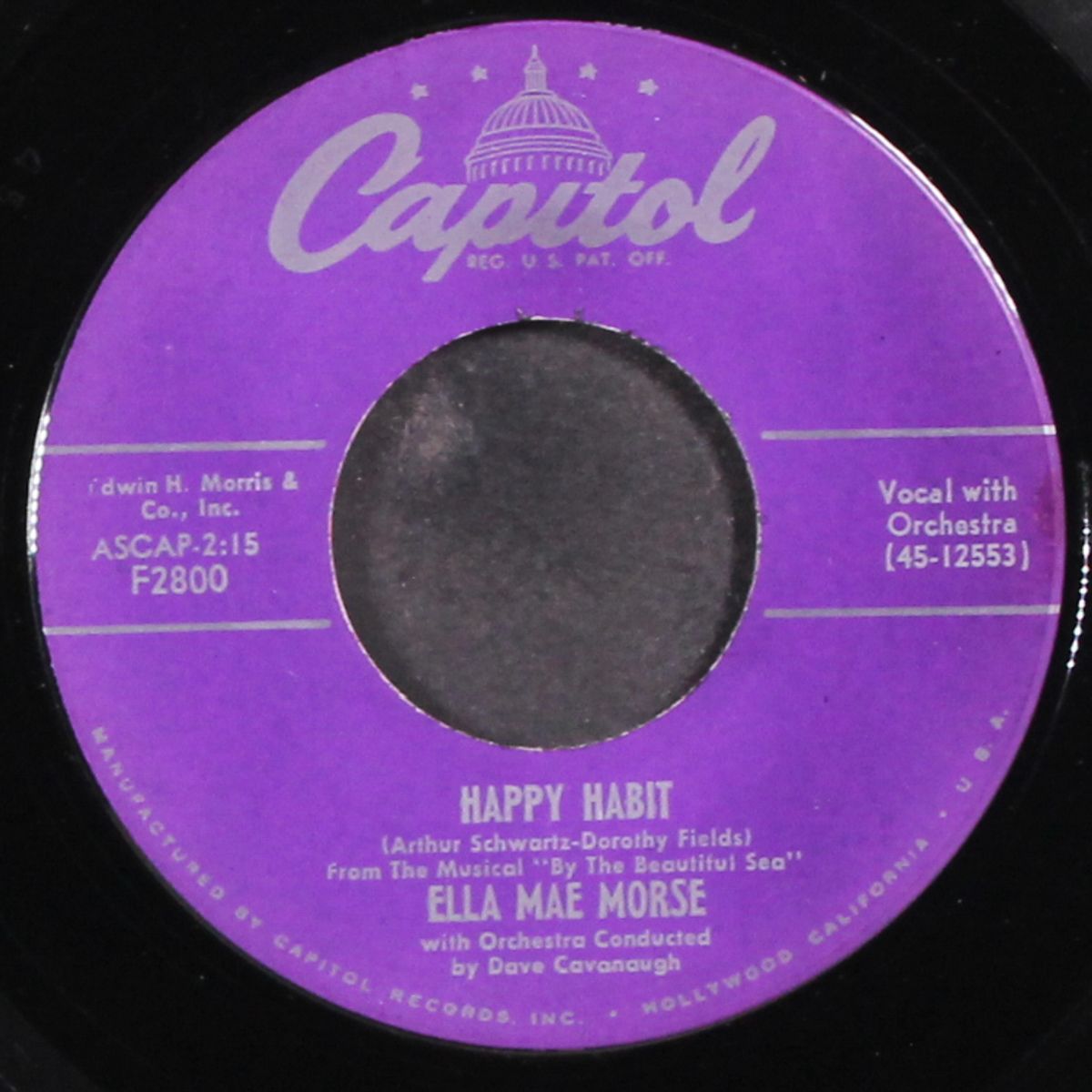 goodnight, sweetheart goodnight / happy habit by ELLA MAE MORSE & GROUP