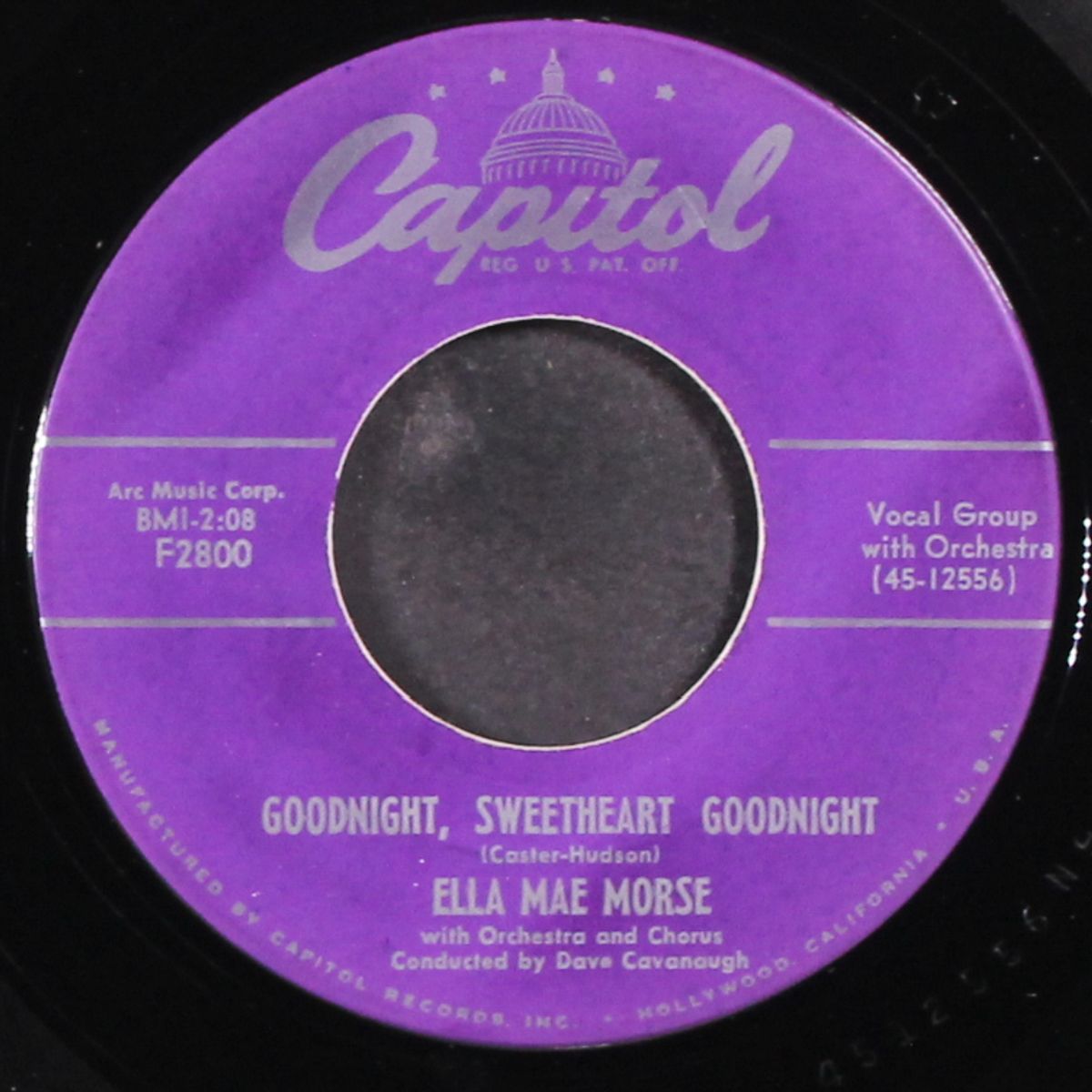 goodnight, sweetheart goodnight / happy habit by ELLA MAE MORSE & GROUP