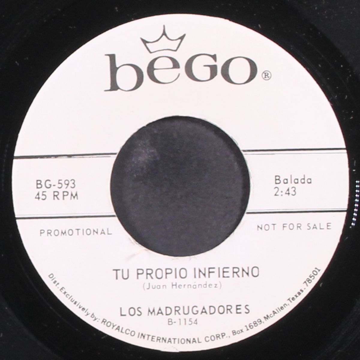 tu propio infierno / triste ausencia by LOS MADRUGADORES