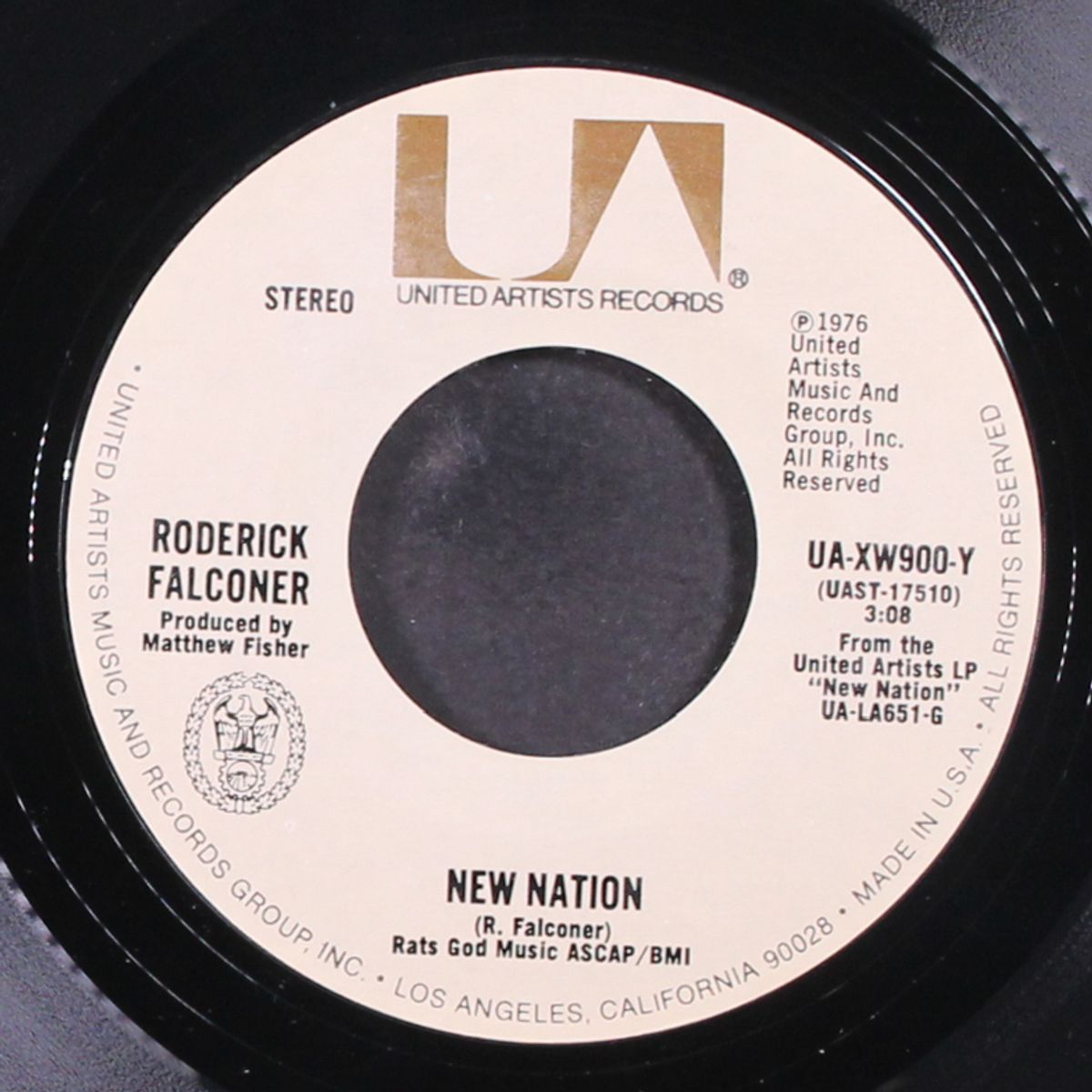 play it again / new nation by RODERICK FALCONER