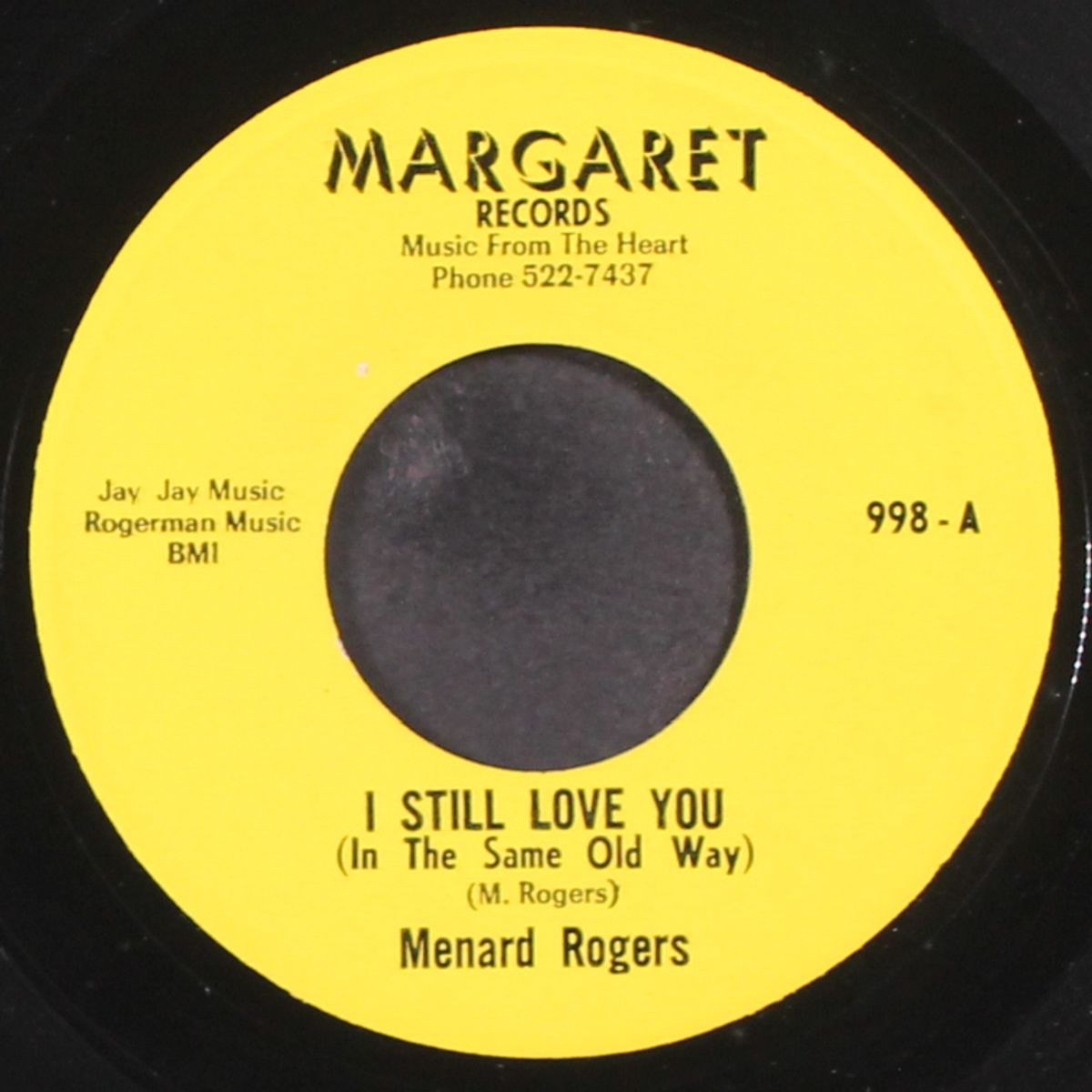 good food, i am for you / i still love you by MENARD ROGERS