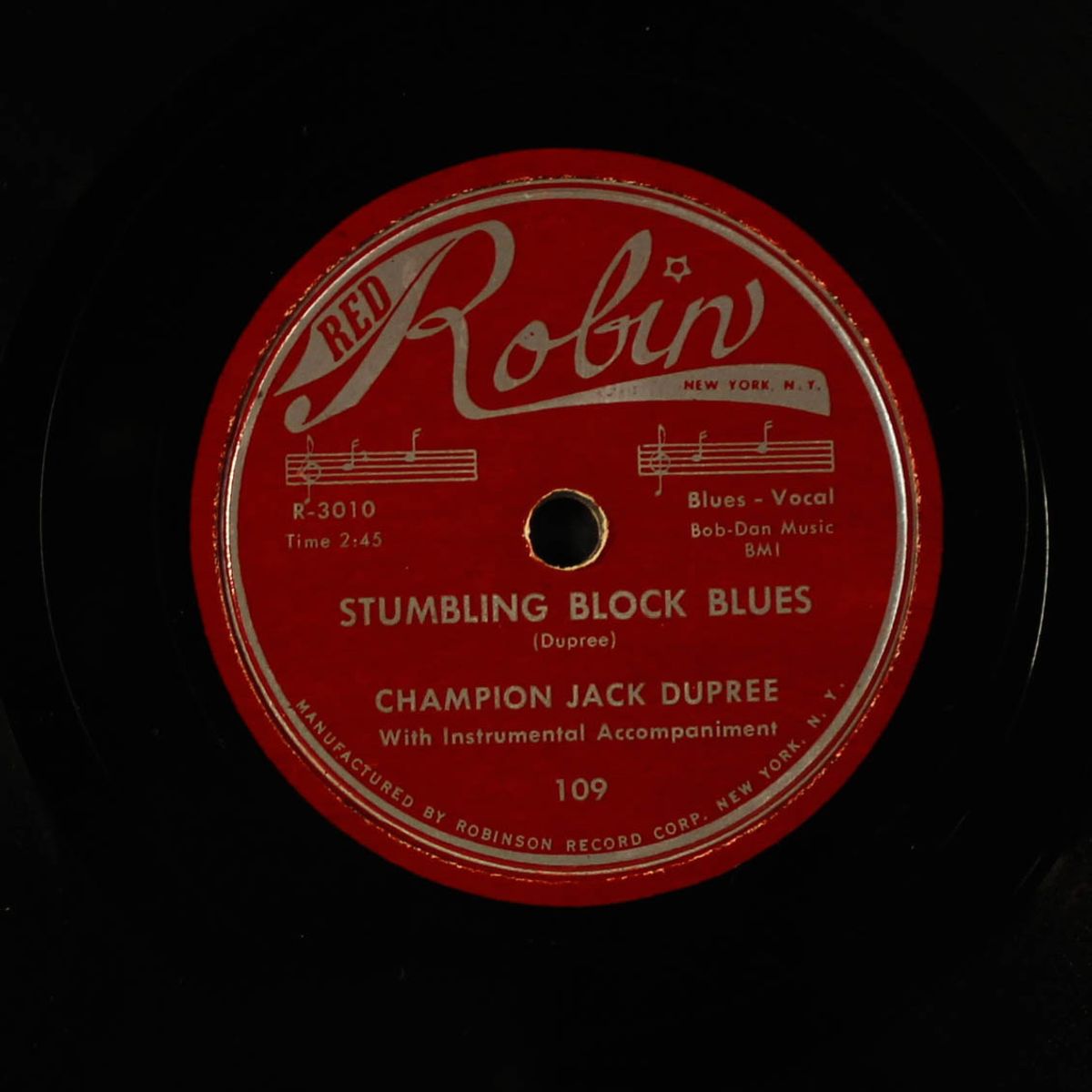 number nine blues / stumbling block blues by CHAMPION JACK DUPREE