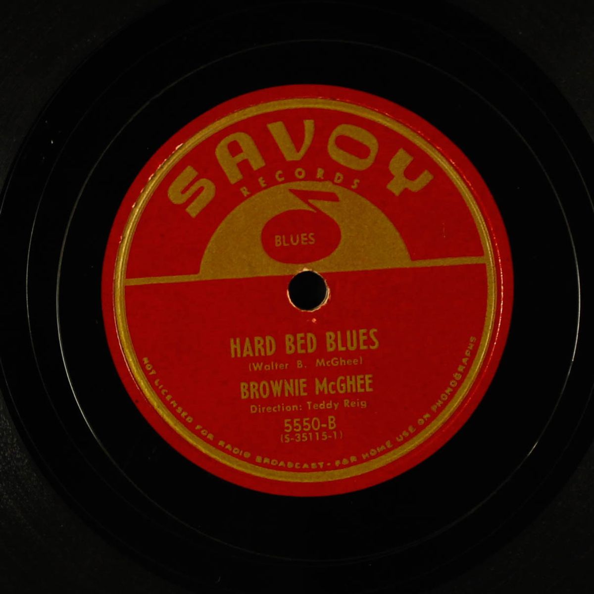 robbie-doby boogie / hard bed blues by BROWNIE MCGHEE