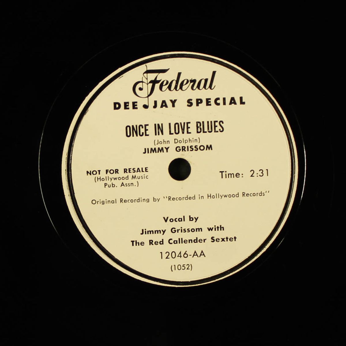 i'll still keep loving you / once in love blues by JIMMY GRISSOM