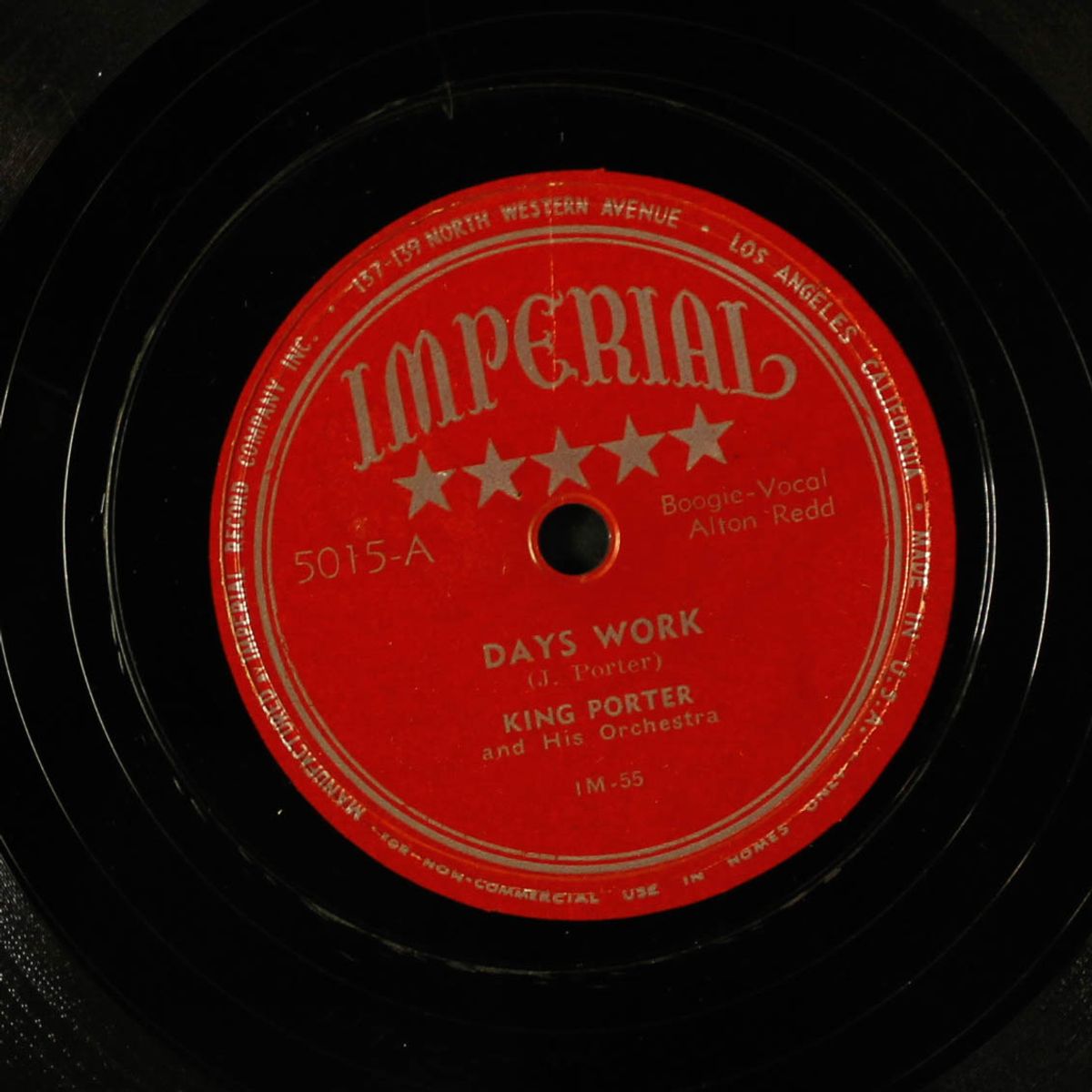 down home blues / days work by KING PORTER