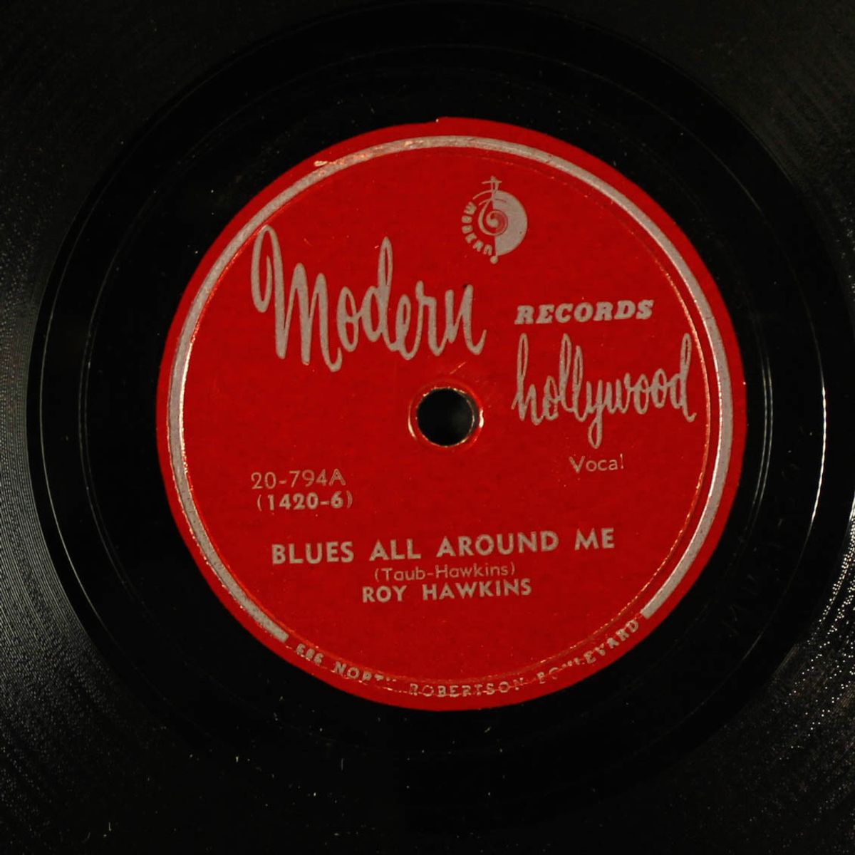 blues all around me / mean little girl by ROY HAWKINS
